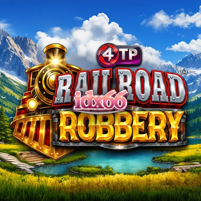 Tampilan visual slot Railroad Robbery dengan tema perampokan kereta api